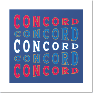 NATIONAL TEXT ART USA CONCORD Posters and Art